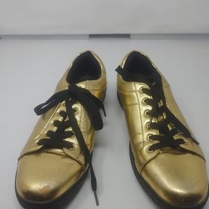 Men's INC.  Gold Sneakers.